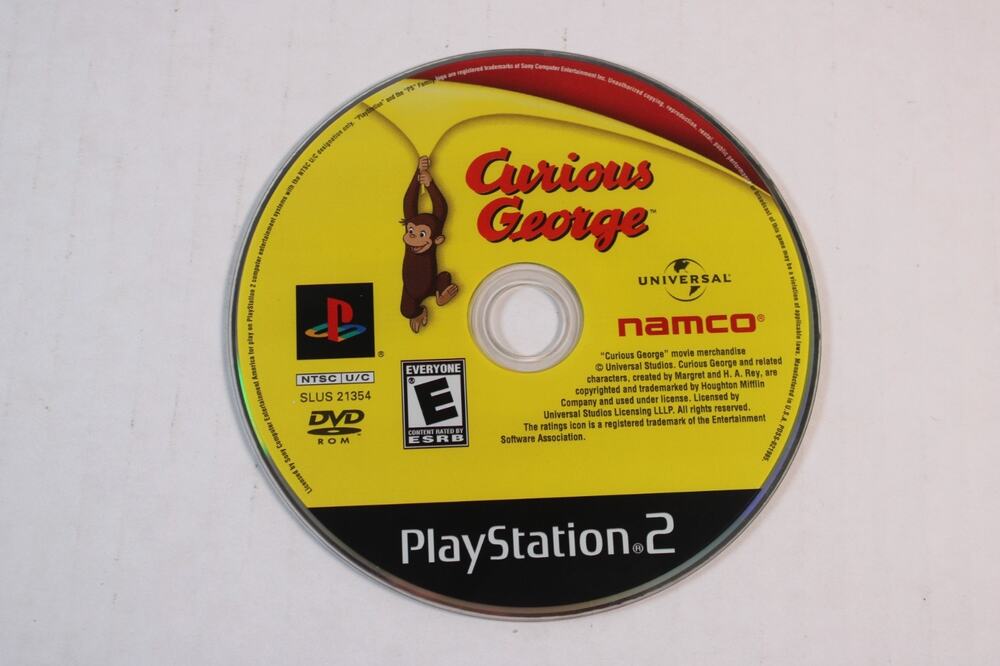 Curious George (Sony PlayStation 2, 2006, PS2) Disc Only, Tested/works
